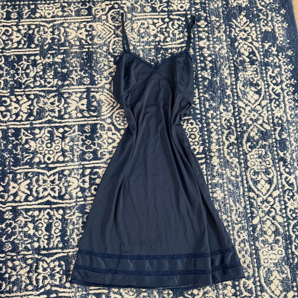 JCPenney Midnight Blue Slip Dress